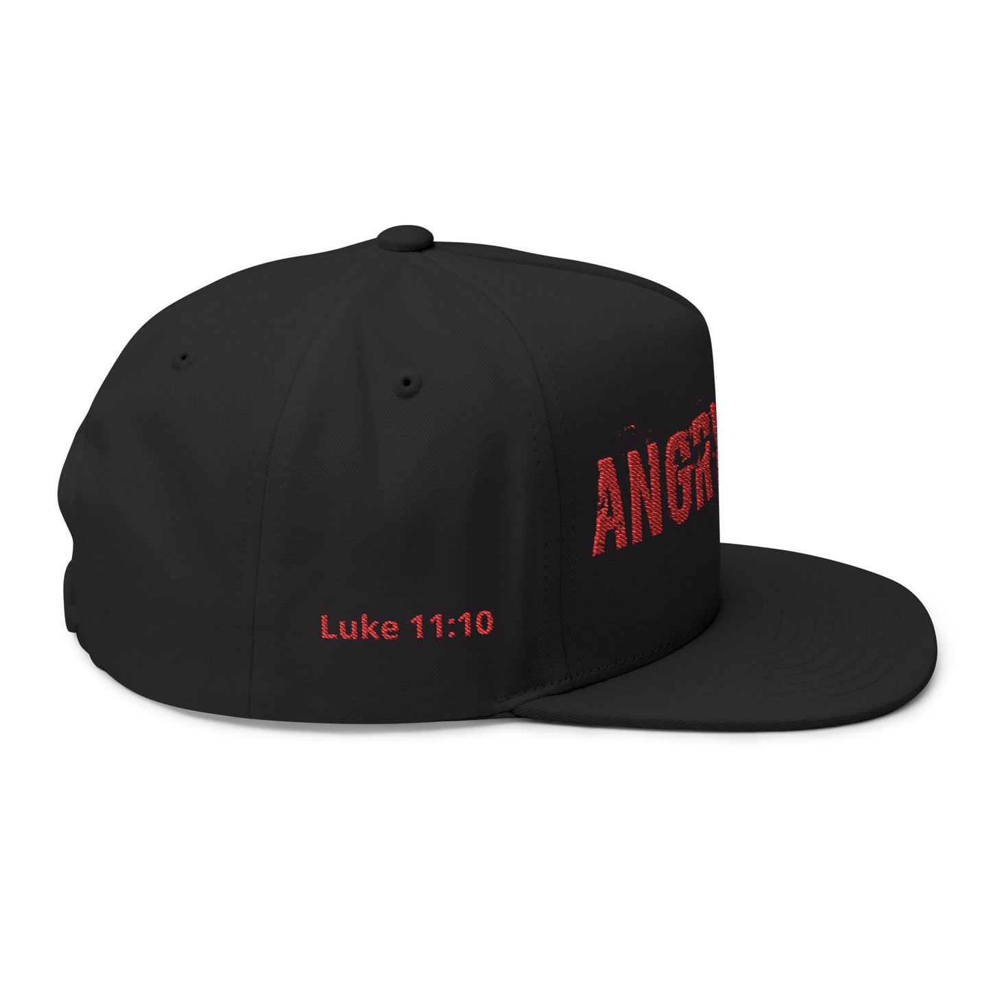 Angry Baba Flat Bill – Embroidered Logo Hat
