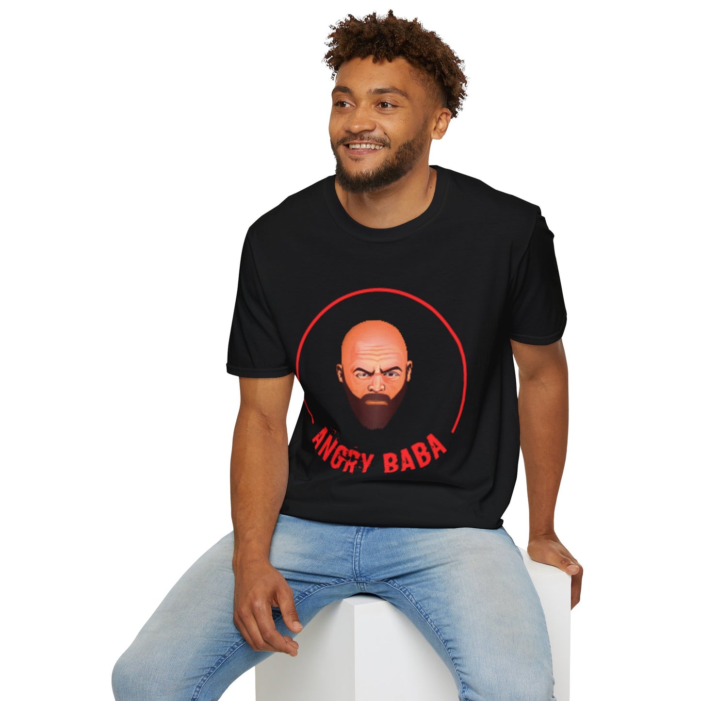 Angry Baba Signature Logo Tee – Support the Heat